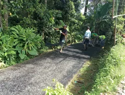 Kekhawatiran Tanpa Papan Informasi, Pekerjaan Hotmix di Kampung Pasir Eurih Leuwisadeng Menimbulkan Tanda Tanya