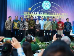 Kapuspen Wakili Panglima TNI Hadiri Deklarasi dan Penandatangan Komitmen Bersama Kemerdekaan Pers