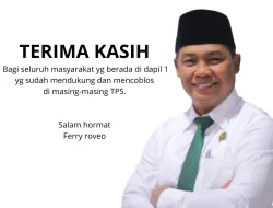 Ketua Tim Pemenangan Yakin Ferry Roveo Checanova, S.IP. Kembali Jadi Anggota DPRD Kab. Bogor Periode 2024-2029