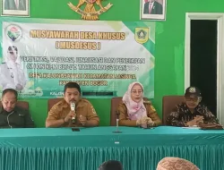 Musyawarah Desa Khusus Bahas Penetapan Penerima BLT DD dan Ketahanan Pangan di Desa Kalong Sawah