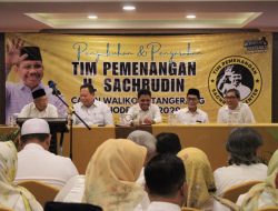 Kukuhkan dan Beri Pembekalan Tim Kemenangan, Simak Pesan Sachrudin