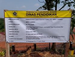 Pembangunan Turap di SMPN 1 Jasinga Menuai Pertanyaan, Pekerja Bingung dengan Proses Pengerjaan