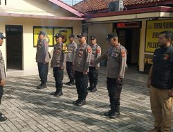 Polsek Nanggung Gelar Apel Siaga Antisipasi Pelantikan Presiden