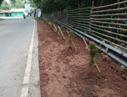 Area Tumpukan Sampah Liar di Jalan Garisul Kalongsawah Disulap Menjadi Taman Bunga
