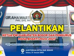 “Alhamdulillah” Persiapan Pelantikan Ketua dan Pengurus PWI Kabupaten Bogor Masa Bhakti 2024-2027 Siap Diselenggarakan