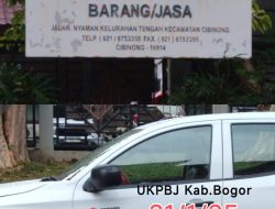 Ada Mobil “SATGAS SABER PUNGLI” Didepan Kantor UKPBJ Kabupaten Bogor, Ada Apa Gerangan?