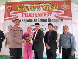 Pisah Sambut Kapolsek Nanggung, AKP Ucup Supriatna Resmi Gantikan AKP Ade Kamsa