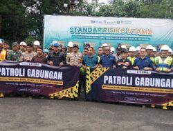 PT Antam UBPE Pongkor Bersama Patroli Gabungan Gelar Apel Pagi Sebelum Laksanakan Operasi Rutin