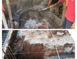 Pengawas dan Pelaksana Tak Tampak di Lapangan, Pengecoran Pondasi Disbudpar Disorot