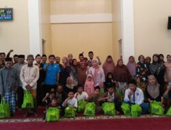 KNPI Jasinga Gelar Program Rampes Ramadan Peduli Sosial, Yatim dan Dhuafa di Cikopomayak Terima Santunan