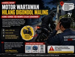 Motor Wartawan Hilang Digondol Maling di Kampung Nanggung Cigudeg, Kunci Ganda Tak Mampu Cegah Curanmor