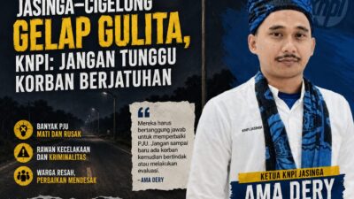 Jalur Nasional Jasinga–Cigelung Gelap Gulita, KNPI: Jangan Tunggu Korban Berjatuhan