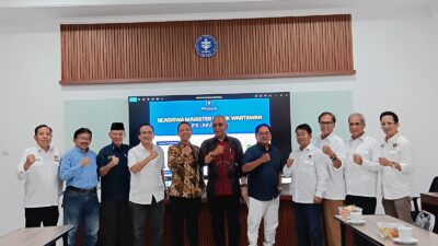 PWI dan IPB Rancang Beasiswa S2 Wartawan, Perkuat Kompetensi dan Profesionalisme Pers