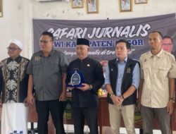 Gelar Safari Jurnalis di Sukajaya, PWI Kabupaten Bogor Edukasi Masyarakat Soal Literasi Media