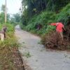 Semangat Gotong Royong, Warga Desa Wirajaya Jasinga Gelar ‘Jumat Bersih’ di Dua Kampung
