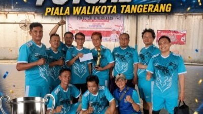 SIWO PWI Kota Tangerang Raih Juara II Fun Futsal Kemerdekaan Walikota Tangerang CUP 2026