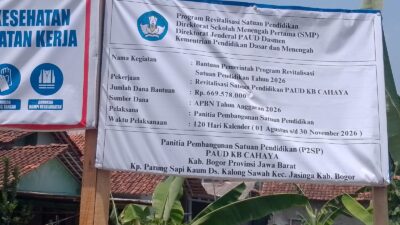 PAUD KB CAHAYA JASINGA: Nama Ketua P2SP Akhirnya Terungkap, Tapi Transparansi Pengelolaan Dana Masih Dipertanyakan