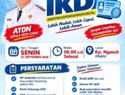 Pemerintah Desa Curug Gelar Aktivasi Identitas Kependudukan Digital Senin Pekan Depan