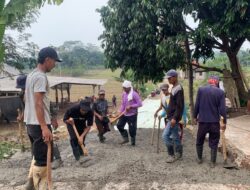 Bantuan Keuangan Khusus Akselerasi Pembangunan Perdesaan, Desa Koleang Mulai Bangun Jalan Beton Senilai Rp519 Juta